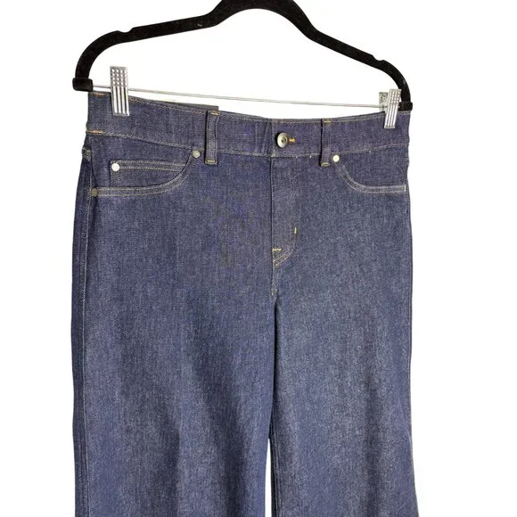 SPANX Navy Wide Leg Pants - Picture 8 of 14